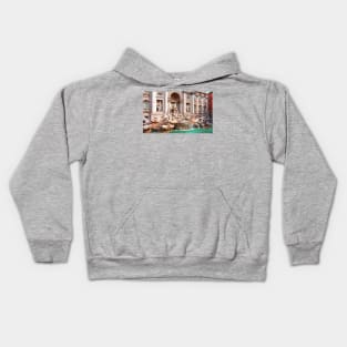 Trevi Fountain III Kids Hoodie